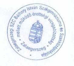 1 A bélyegzők használata Használata: az intézmény hivatalos dokumentumainak hitelesítése.