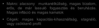intézményrendszerek minősége által meghatározott, az erőforrások átlagos kapacitás kihasználtsága mellett elérhet ő GDP szint.