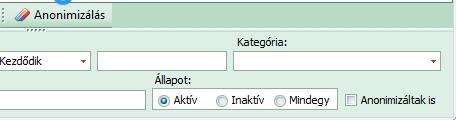 Kapcsolódó Systemprofle beállítások: GDPR.Anonimizálás.TeljesCím; GDPR.Partner.AnonimNév; GDPR.Telephely.AnonimNév; GDPR.VálozásNapló.Anonimizálva. Partner (Partner) azonimizálása 1.