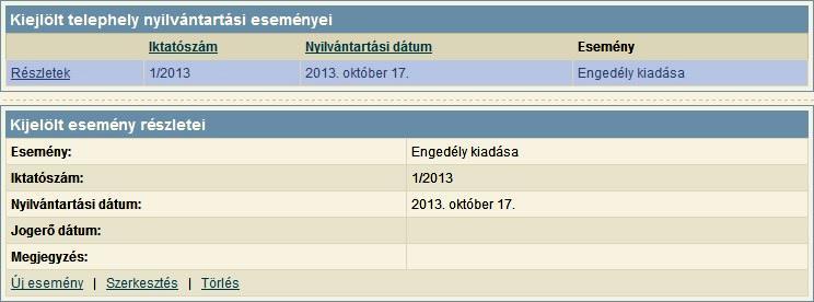 2.2.5 Szakhatósági hozzájárulások Az egyes szakhatóságok hozzájárulásai a [Szakhatósági hozzájárulások] részben rögzíthetőek (53. kép). 53.