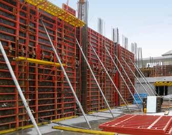 500 m 2 födémének építéséhez a kivitelezők MULTIFLEX fatartós födémzsalu rendszert alkalmaztak, míg a több mint 42.