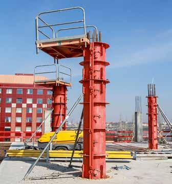 A SKYDECK paneles födémzsaluzatnak köszönhetően az épület összesen 40.000 m 2 alapterületű födéméből egyszerre 1.