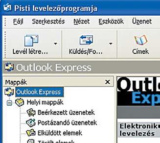 36 Outlook Express Küldõ bevitele a címjegyzékbe Gyorsan feltölthetjük címjegyzékünket, ha a beérkezett levelek feladóit felvesszük a címjegyzékbe.