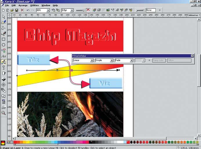 MAGAZIN» CÍMLAPSZTORI» HARDVER» SZOFTVER» KOMMUNIKÁCIÓ» KIKAPCSOLÓDÁS» GYAKORLAT 77 Rajzolóprogramok Kimenet. Nyomtatás szempontjából az OpenOffice a környezetére hagyatkozik.