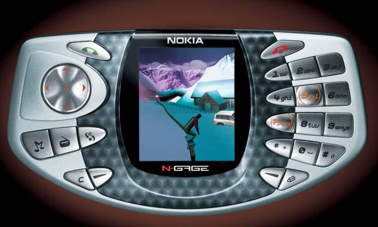 MAGAZIN» CÍMLAPSZTORI» HARDVER» SZOFTVER» KOMMUNIKÁCIÓ» KIKAPCSOLÓDÁS» GYAKORLAT 93 Nokia N-Gage ANokia 2002 novemberében sajtóközleményben tudatta: megkezdték egy játékkonzol, az N-Gage fejlesztését.