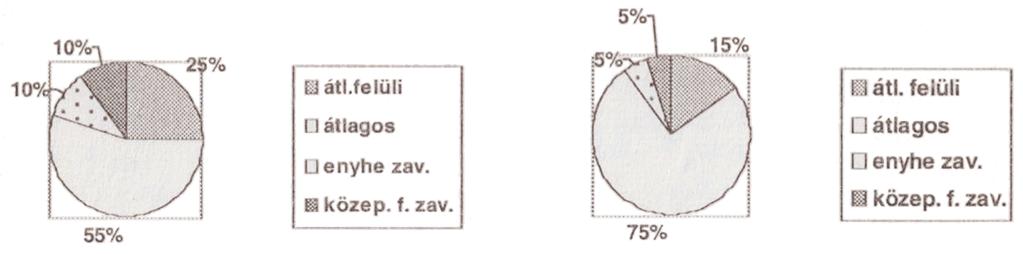 Nyelvi fejlettség foka a nyelvi fejlettség fokát a sztenderdpontok és korekvivalenciák ki szá mításával kapjuk meg.