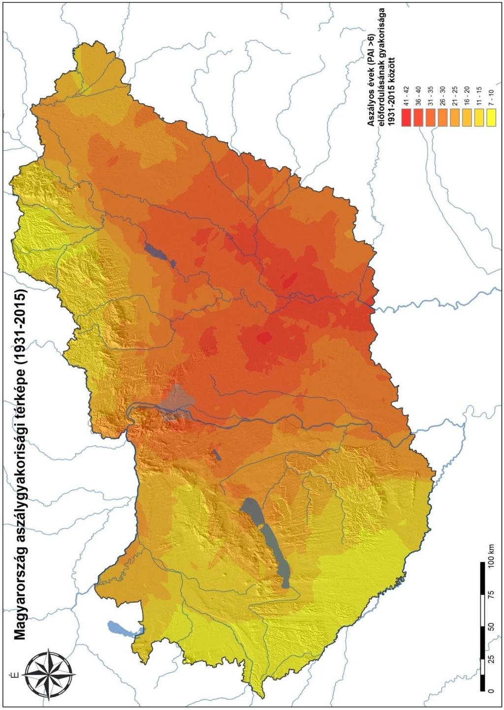 A monitoring-hálózat elindítása 2016 Szempontrendszer Aszálygyakoriság Talajadottságok Területhasználat Meglévő vízvédelmi struktúra Termesztett kultúrák