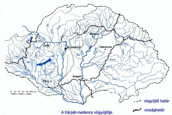 Tisza: 1211 km 758 km, Szamos: 187 km 108 km, Berettyó: 269 km 91 km) A Tisza alföldi szakaszának mederrövidülése és esésnövekedése (3,6 6 cm/km) a szabályozások hatására 3. szakasz: 20. szd.