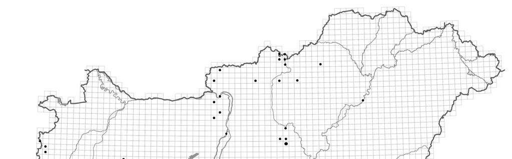Kitaibelia 22 (2): 383 403. adatot gyűjtöttünk. Ezek jelentős része a flóraatlasz alapján (BARTHA et al. 2015) az érintett flóratérképezési kvadrátra nézve új fajnak bizonyult.