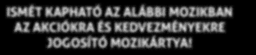 mozikártya!