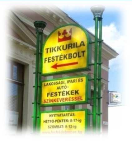A település területein illeszkedő a szabályozás szerinti reklámhordozó helyezhető el, itt szintén