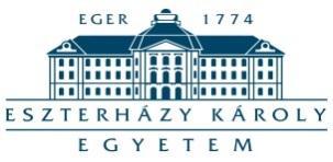 KIEGÉSZÍTŐ TÁJÉKOZTATÁS II. Eljárás megnevezése: Audio-vizuális eszközök beszerzése az Eszterházy Károly Egyetemen az EFOP-3.1.2-16-2016-00001. sz.