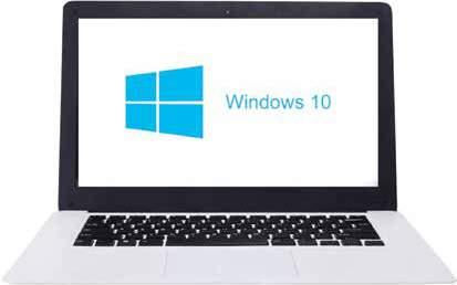 QILIVE 14W10 NOTEBOOK 14, 1366x768, Intel Atom Z3735F Quad-Core 4x1,8 GHz, 2 GB/32 GB, MMC, MicroSD kártyával bővíthető, 2 db USB csatlakozó, Windows 10, 10