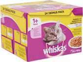 WHISKAS ALUTASAKOS MACSKAELEDEL 24x100 g,