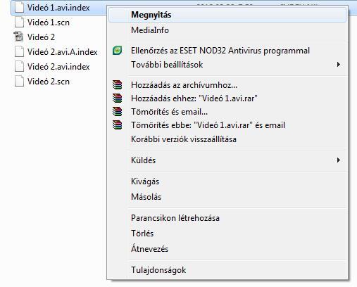 Másolás helyi menüben Másolás az Intézőben. A főablakban kiválasztjuk a másolandó fájlt, a menüsorban a Rendezés pont Másolás parancsát alkalmazzuk.