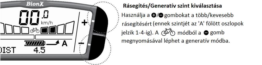 Világítás bekapcsolása (ahol elérhető) Tartsa lenyomva a gombot 4 másodpercig a