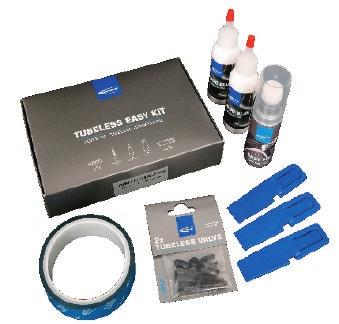 TUBELESS EASY KIT Minden egyben csomag a teljes Tubeless átalakításhoz.