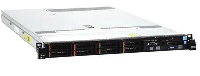 250cd, DVI IBM szerver x3550 M4 1x Six Core Xeon E5-2620 2.