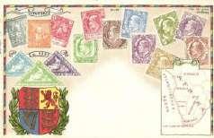 of stamps. Flag 1800 22004.