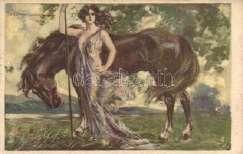 lady with dog A2000 22228.