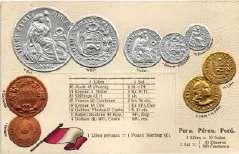 Ecuador, set of coins, flag,