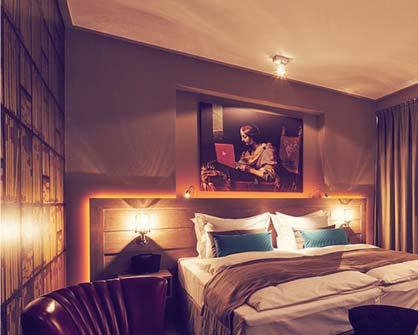 A smart luxury stílusú boutique hotel a vendégek számára az inels rendszer segítségével