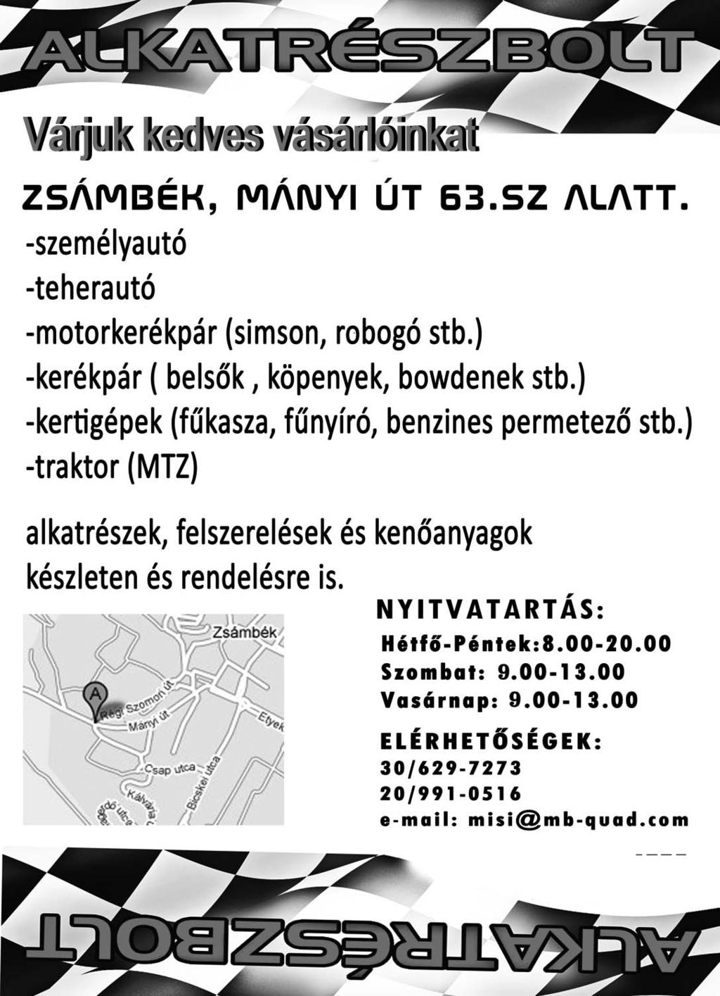 ; PERMETEZÔSZEREK ; SZERSZÁMOK ; MÛTRÁGYÁK ;