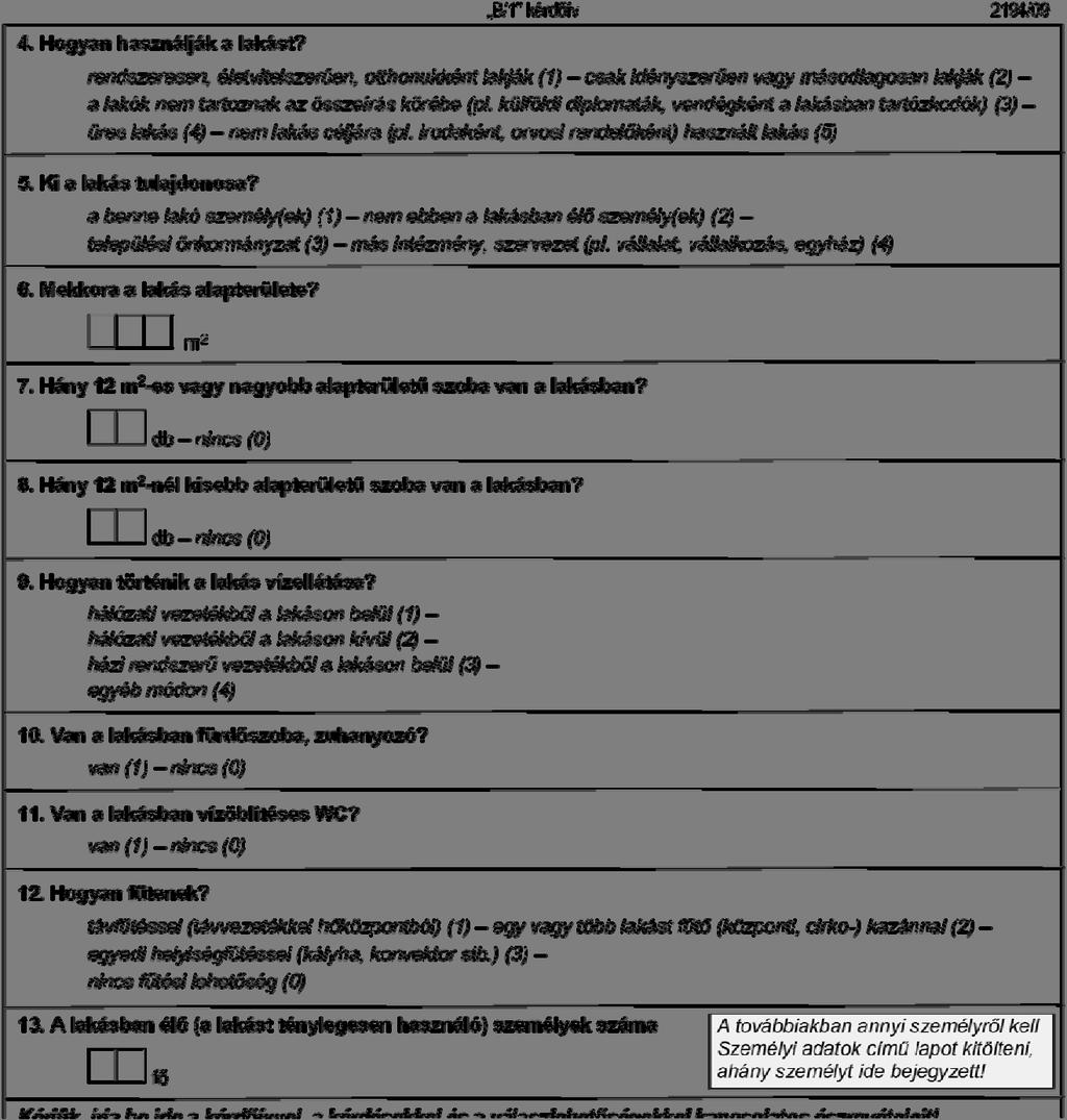 138 Központi Statisztikai
