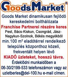 +36 30 906 68 59 SZÉCHENYIVÁROSBAN 1 szobás, 34 nm-es,1 emeleti lakás eladó. Iá:13.450.000Ft +36 20 246 4811 VACSIKÖZI 321 nm-es telek, bontandó házzal, közművekkel. 6,9 MFt.