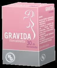 ) 749 Ft helyett 60 db (3,3 Ft/db) 399 Ft Gravida film 5 összetevője vitaminokat, ásványi anyagokat és