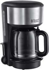 1,25 l ü vegkancsó, 10 nagy és 15 kis csésze kapacitás Russel Hobbs