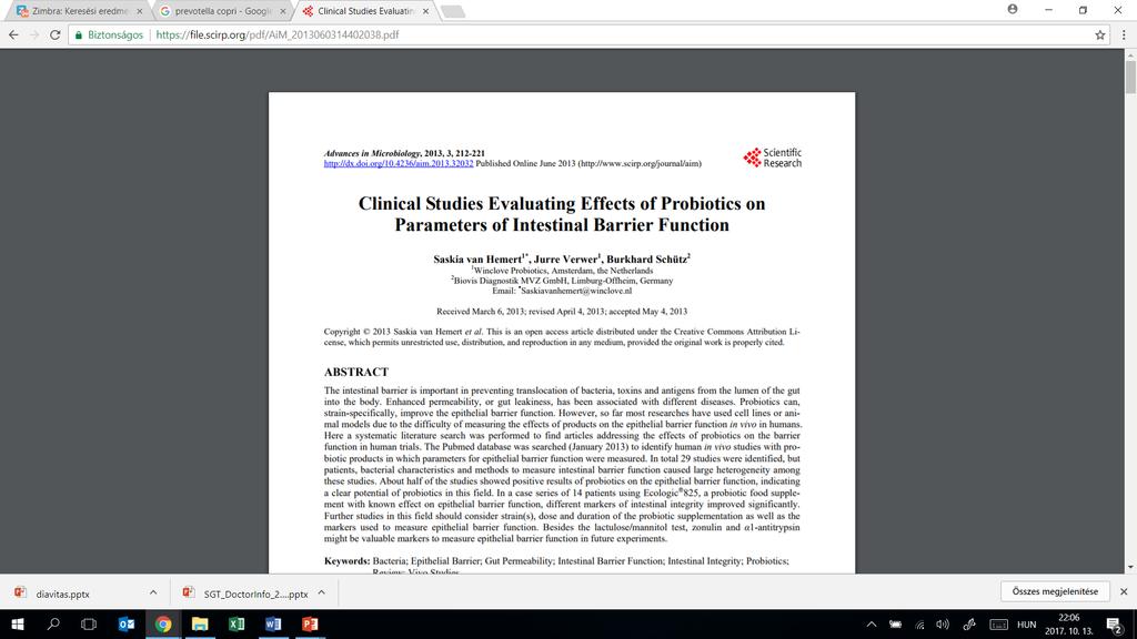Dysbiosis &