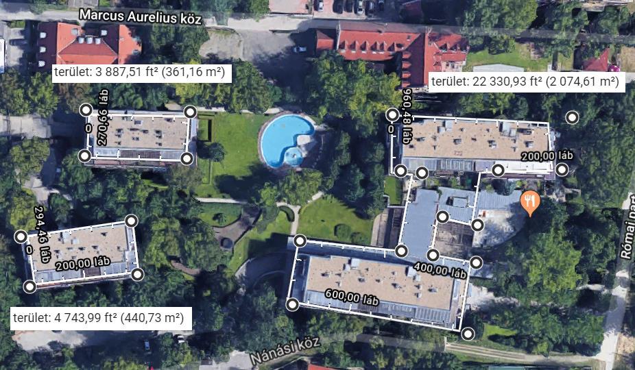 L1 Wellness Otthon I, Nánási út 1/B  ÉPÍTMÉNYEK