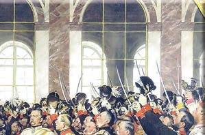 A magára maradt Ausztria hadseregét egyetlen nagy csatában (Königgrätz, 1866) legyőzte a jobban felszerelt porosz hadsereg.