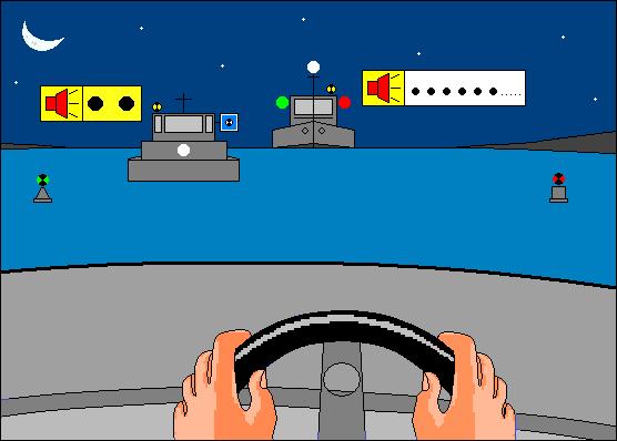közlekedő személyhajó (villogó fehér fény, kék tábla és két rövid hang) jelzéseire a közeledő hajó nagyon rövid hangsorozatot ad le?