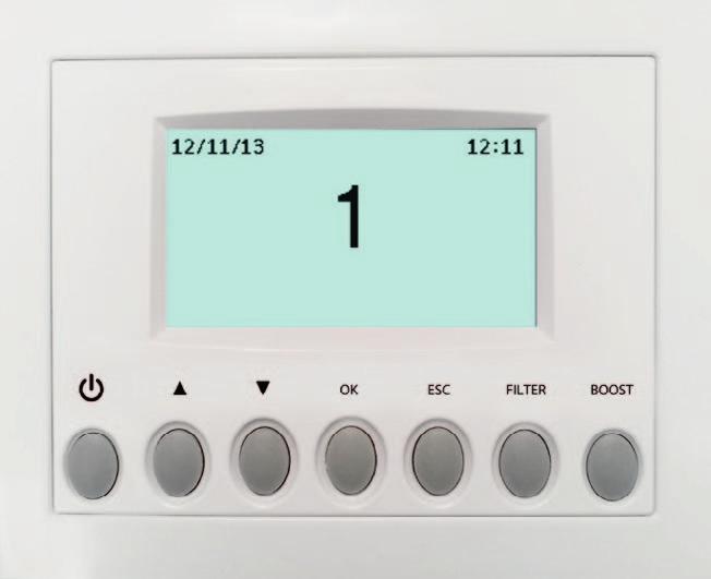 Bekapcsolt állapotban a CTRL-DSP vezérlőpanel a következőket jelenik meg: Fig. 7.c CTRL-DSP operation screen 7.c. ábra. CTRL-DSP vezérlőpanel működési képernyő 7.