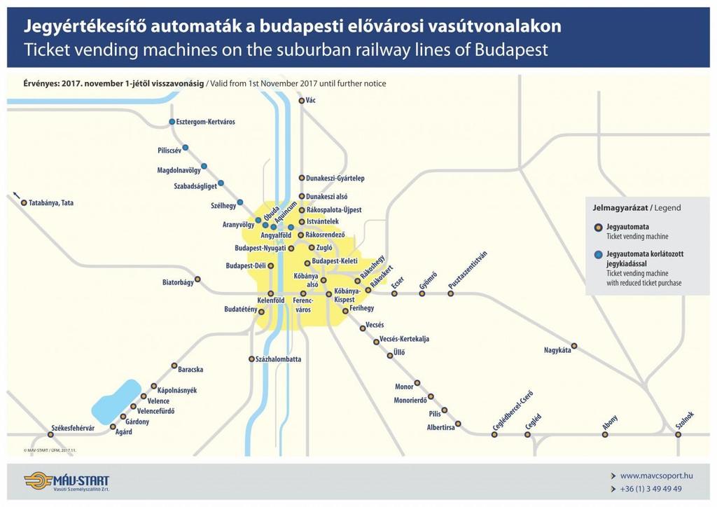 automata IKOP forrásból 375 + 110 automata beszerzése Gyors és kényelmes jegyásárlás szerte az országban Budapest