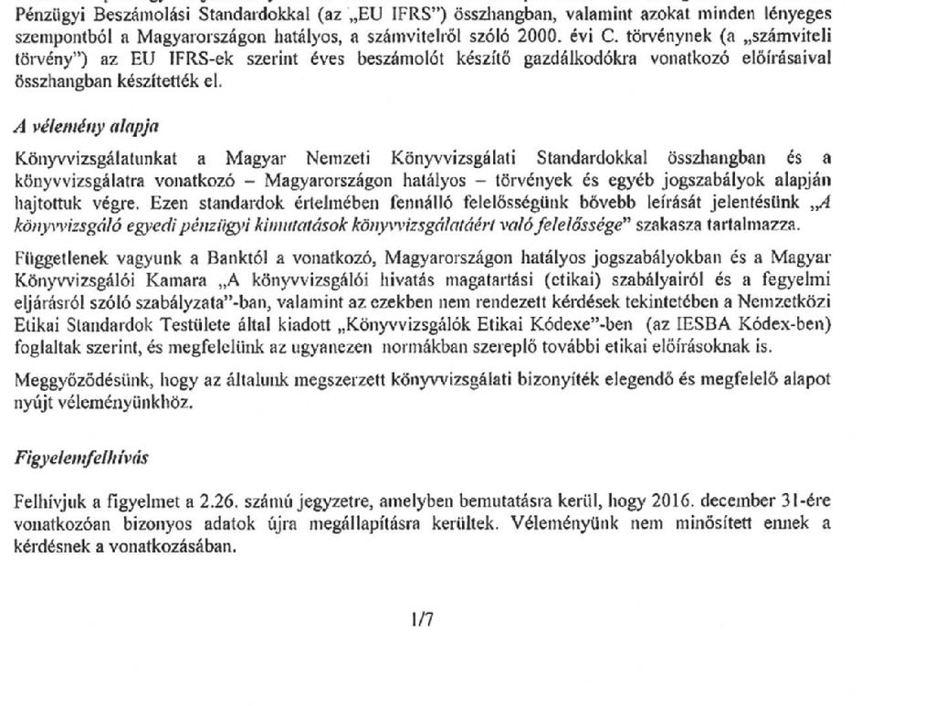 FÜGGETLEN KÖNYVVIZSGÁLÓ