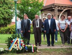 az Erzsébet utca, Deák Ferenc utca, Kossuth Lajos utca és