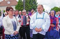 Délután a színpadon a két település korábbi polgármesterei, Imrich Kovács és