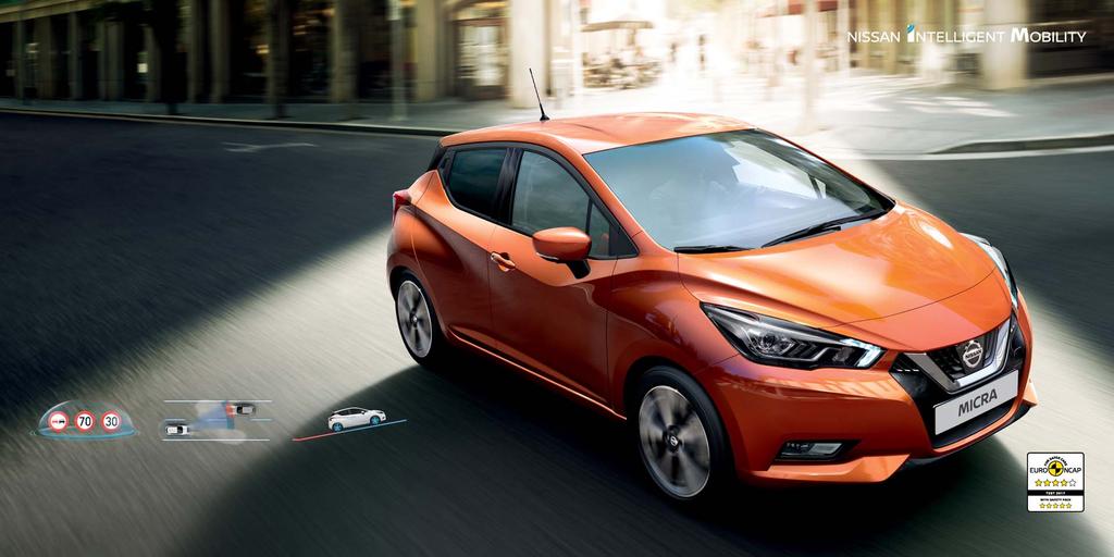 NISSAN INTELLIGENT MOBILITY MINDIG FIGYEL ÖNRE Annak érdekében, hogy a kezünkben legyen az irányítás, a Nissan intelligens vezetéstámogató rendszerei szinte minden közlekedési szituációra fel vannak