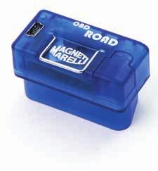 DIAGNOSZTIKAI ESZKÖZÖK OBD Road 007935800050 OBD - Road 4 MB belső memória az adatok törléséhez. Képes rögzíteni 8 paramétert 5 másodperces mintavételezéssel 170 órás időtartamon belül.