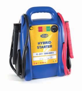 DIAGNOSZTIKAI ESZKÖZÖK Hybrid Starter 007936311000 12V 4500A 007936311010 12/24V 12000 / 6000A Vészinditó Hybrid Starter 12-24 V7500 A <200 Ah A Magneti Marelli a legújabb terméke a vészhelyzeti