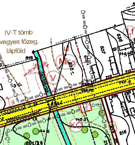 M3 A 638 hrsz ingatlanon az Mk0 jelű terület felülvizsgálata,