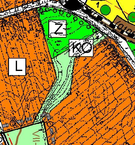egy 10x10 m-es közműterület kijelölése,