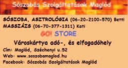 Tel.: 06/20/434-63-90 Tel./fax: 06/29/325-000 E-mail: dr.busa.andrea@upcmail.hu 2234 Maglód, Fô u. 8 10., I.