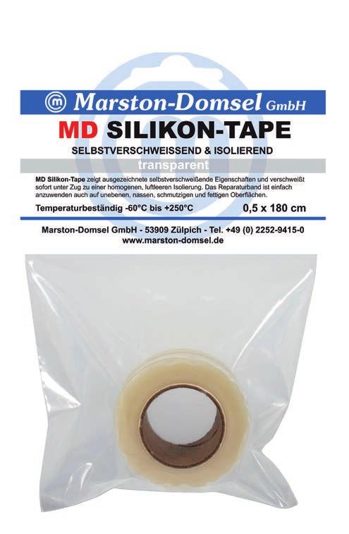 IAL51 MD SILIKON-TAPE MD SOLAR-PLAX Az MD SZILIKONSZALAG egy önvulkanizáló szigetelőszalag, mely a felvitel után egy homogén, permanens, vízmentes, hermetikusan zárt és UV-álló anyagot képez.