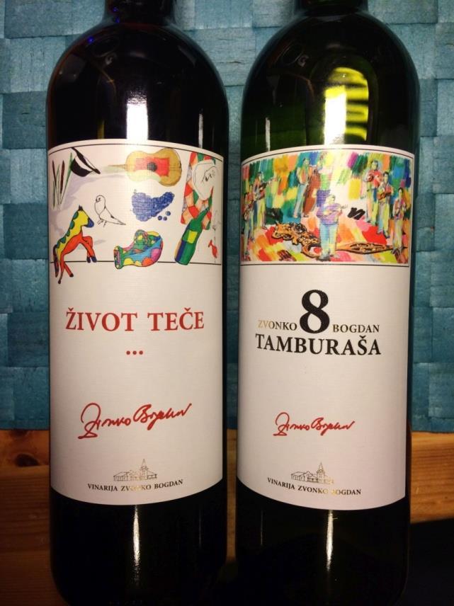 Zvonko Bodgan Borászat Zvonko Bogdan 8 Tamburaša 2016 Fülledt, alig látni alatta erényeit, gyümölcseit. A korty teltebb, tiszta, közérthető és hibamentes. Lecsengése fűszeres, enyhén cseres.