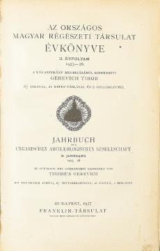 Franklin-Társulat. 62 ábrával, 18 képes táblával és 1 melléklettel. 234 p., 1 sztl. lev., I XVIII számozott t. (9 lapon). Szövegközti képekkel, rajzokkal gazdagon illusztrálva.