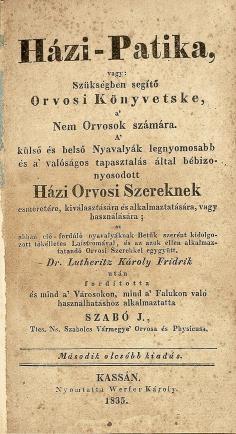 ] Voigt & Gu nther. 2 sztl. lev., 30 t. (acélmetszetek). Részletes anatómiai ábrák magyarázó szöveggel. Korabeli, szakszerűen javított, aranyozott egészvászon kötésben.